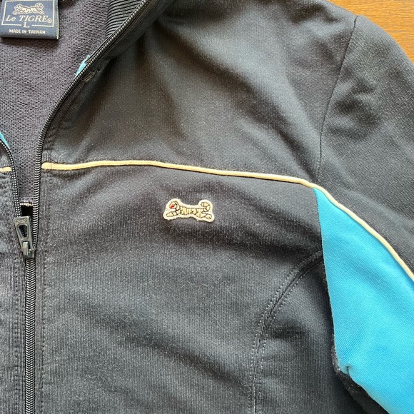 Women’s Le Tigre Navy retro jacket size large - Picture 3 of 10